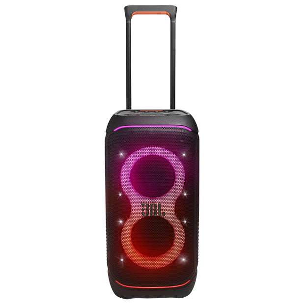 JBL PartyBox Stage 320 Portable Bluetooth Speaker With Light Effects & Wheels - Black