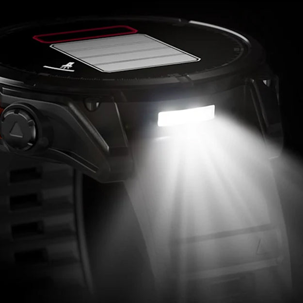 Garmin Fenix 8 Adventure Watch 47mm AMOLED - Slate Grey With Black Silicone Band