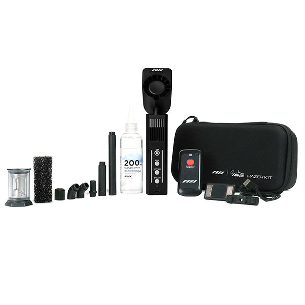 PMI Gear SmokeNINJA PRO Hazer Kit + PMI Gear Cloud Formula Refill 100ml (200Mins) Bundle 