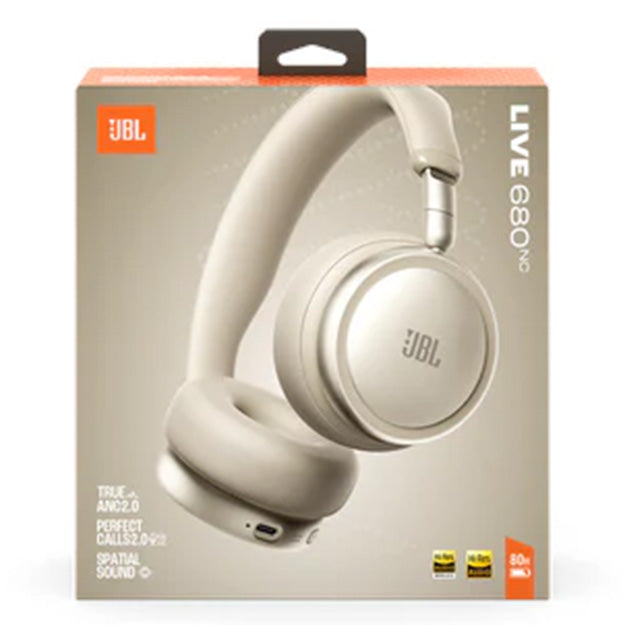 JBL Live 680NC Wireless Noise Cancelling Bluetooth On-Ear Headphones