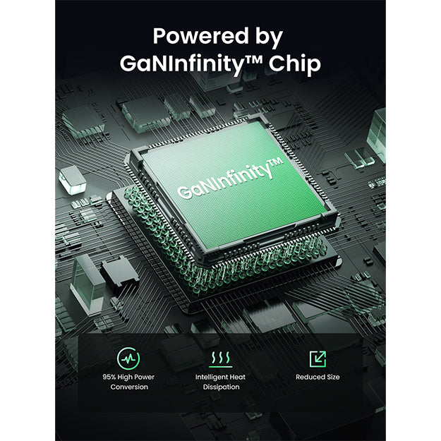 UGreen Nexode 4 Port PD/USB Wall Charger - Grey