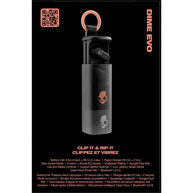 SkullCandy Dime Evo True Wireless In-Ear Earbuds