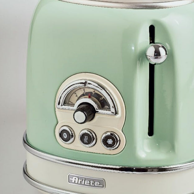 Ariete 155 Vintage 2 Slice Electric Toaster