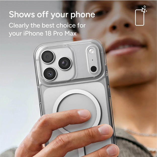 Zagg Crystal Palace Lite Snap MagSafe Case For Apple iPhone 18 PRO MAX / 17 PRO MAX - Clear