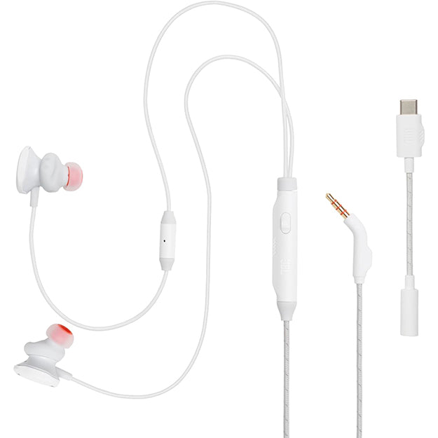JBL Quantum 50C In-Ear Wired Gaming Headphones With USB-C Adapter