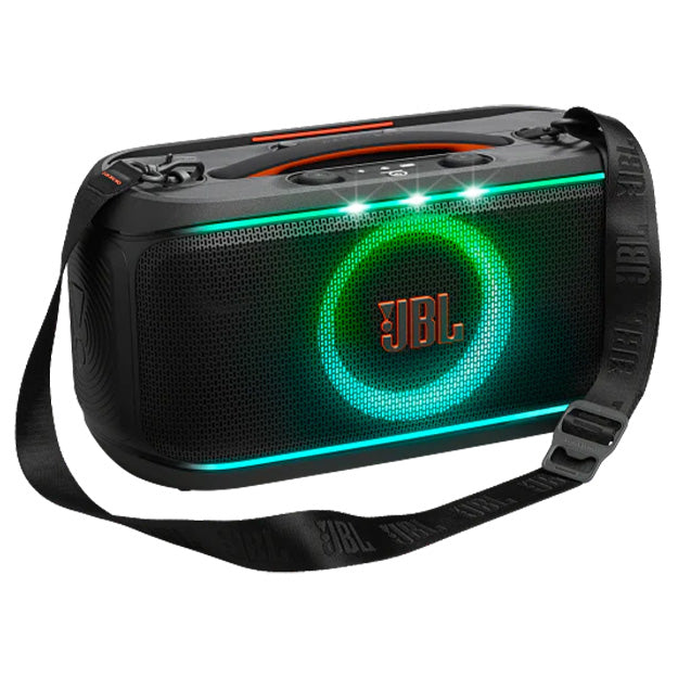 JBL PartyBox On The Go 2 Portable Party Speaker With Handle & Shoulder Strap - Black