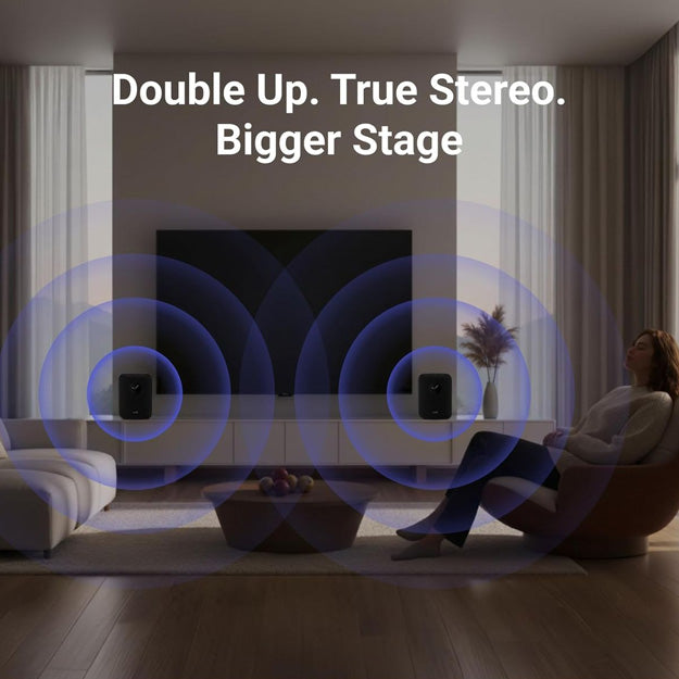 WiiM Sound Wireless Smart Speaker With 1.8" Touch Display - Black