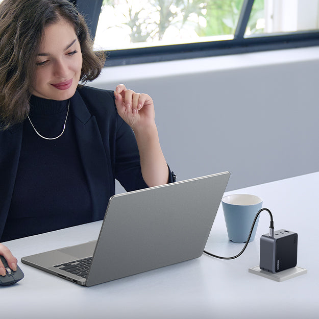 UGreen Nexode 4 Port PD/USB Wall Charger - Grey