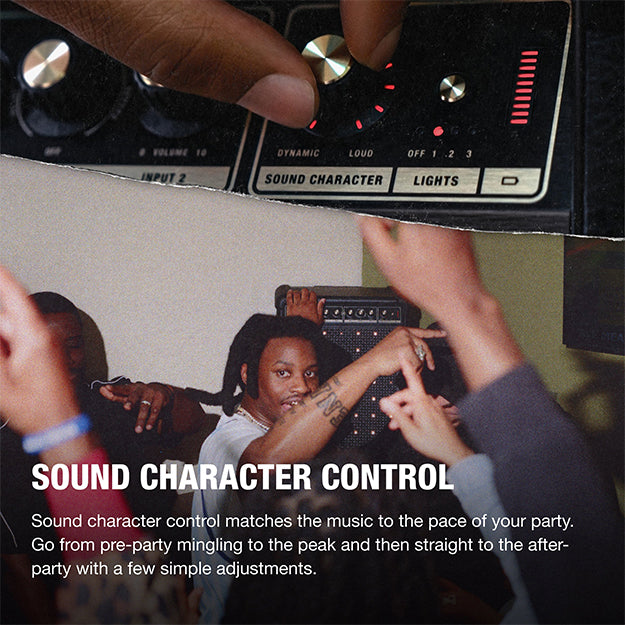 Marshall Bromley 750 Portable Wireless Party Speaker With Bluetooth - Black & Brass