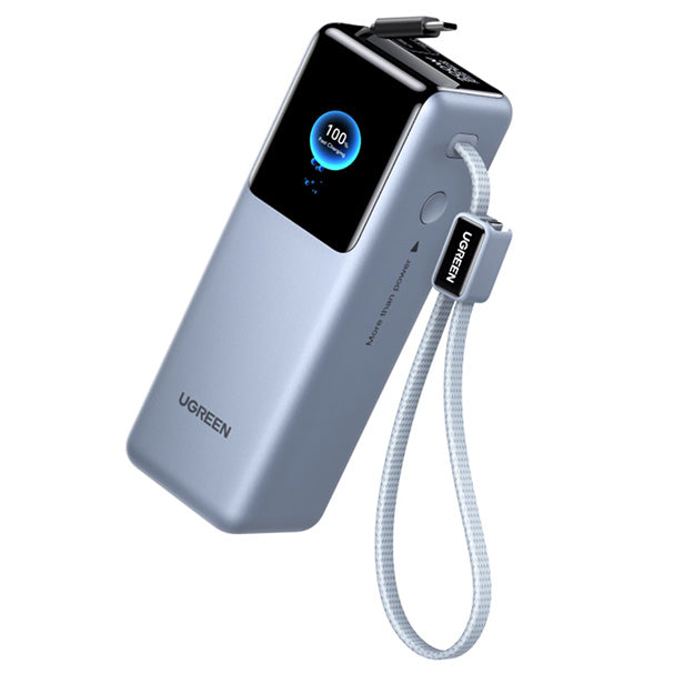 UGreen Nexode 4 Port 25000mAh Power Bank With Retractable Cable (200W)