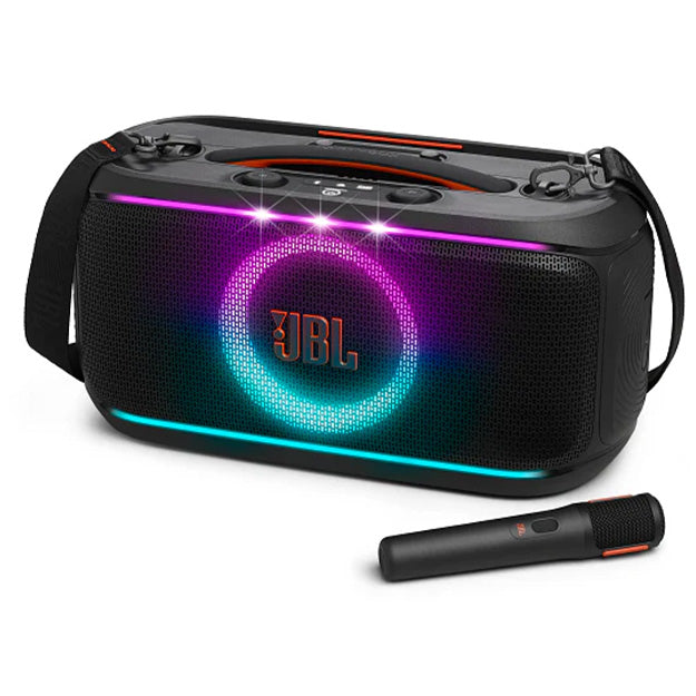 JBL PartyBox On The Go 2 Portable Party Speaker With Handle & Shoulder Strap - Black