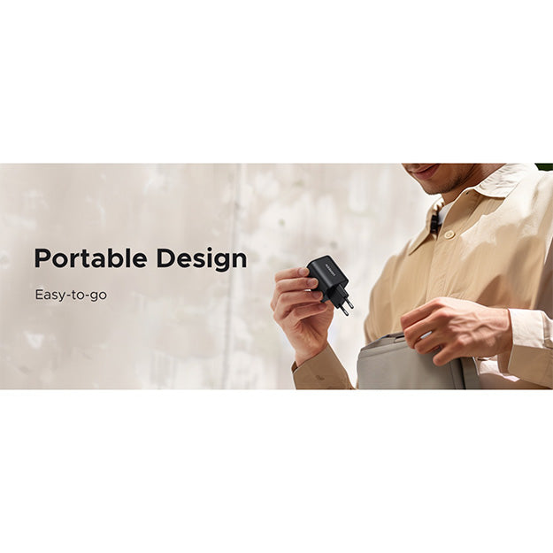 UGreen 1 Port GaN 45W PD Wall Charger With Cable - Black