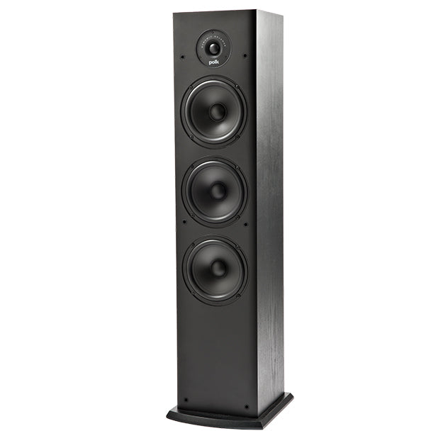 Polk T50 5.0 System Bundle With Denon AVRX580BT Network AV Receiver - Black