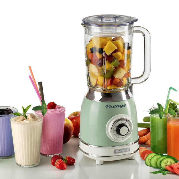 Ariete Vintage 1.5L Blender (4 Speeds & Pulse With Ice Crusher Function)