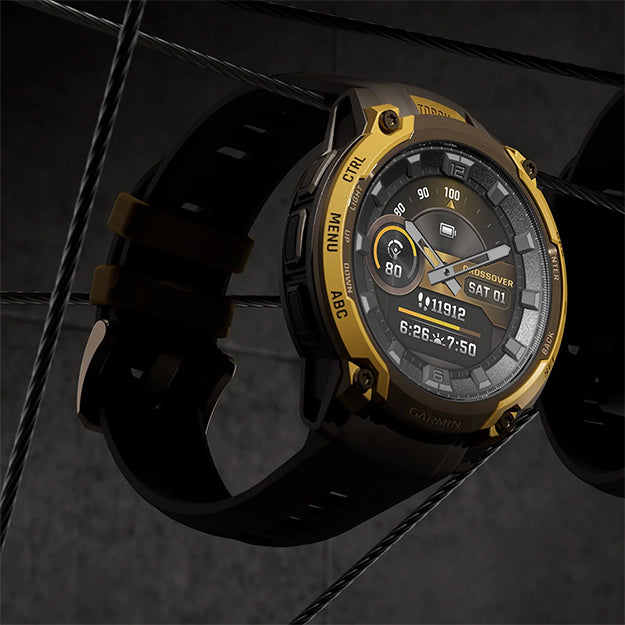 Garmin Instinct Crossover AMOLED Rugged Hybrid GPS Smartwatch