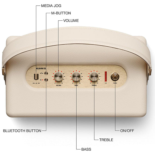 Marshall Kilburn III Portable Bluetooth Speaker