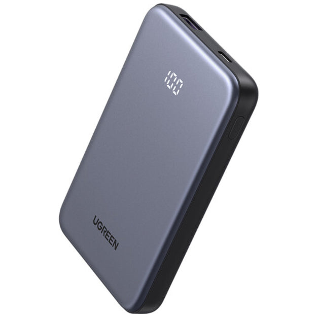 UGreen 10 000mAh 2-Port Power Bank (20W USB-C & 22.5W USB-A) - Space Grey