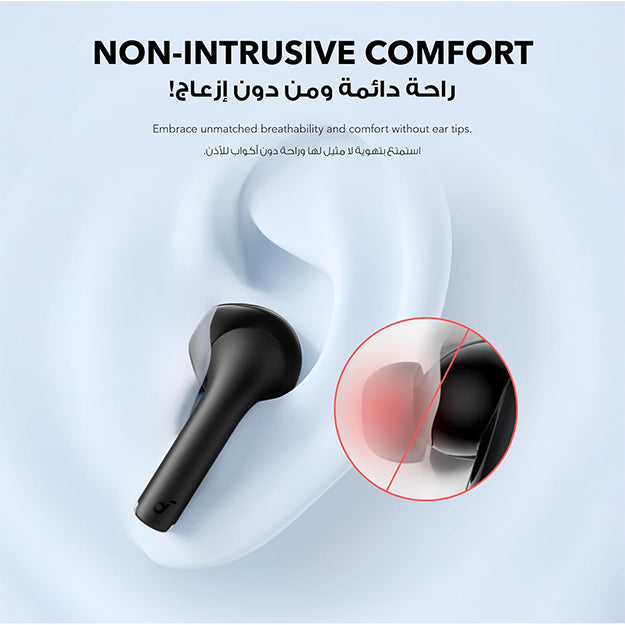 Anker Zolo 10 000mAh 22.5W Power Bank & Anker Soundcore K20i Bluetooth Wireless Semi In-Ear Earbuds Bundle - Black