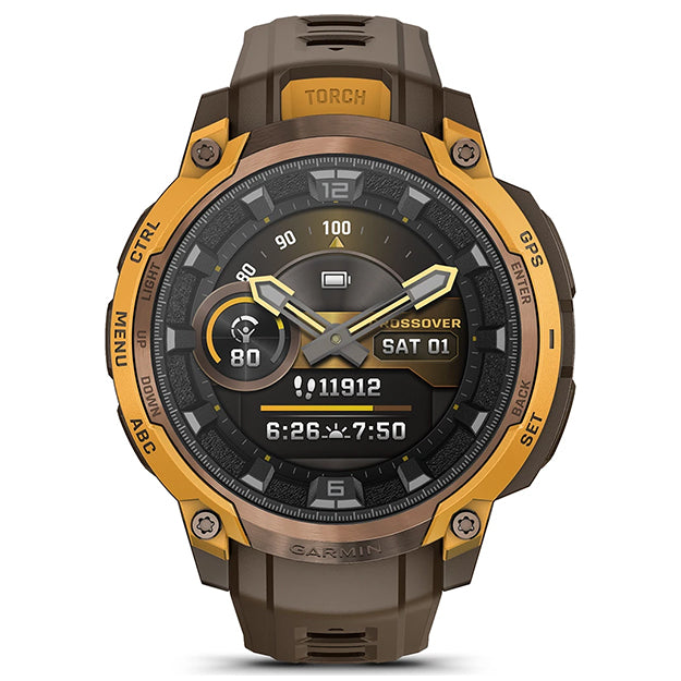 Garmin Instinct Crossover AMOLED Rugged Hybrid GPS Smartwatch