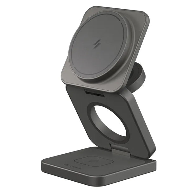 Adam Elements Mag 3 Ultra Qi2 3-in-1 Foldable Charging Station