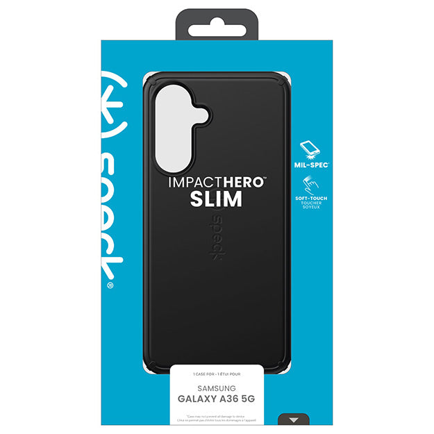 Speck IMPACTHERO Slim Case For Samsung Galaxy A36/A56 – Black
