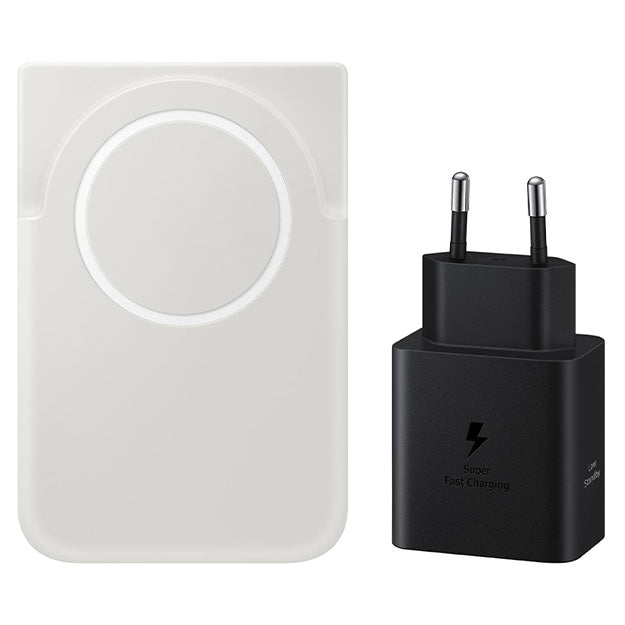 Samsung Original 5000mAh Magnetic Wireless Battery Pack + Samsung 1 Port 45W Power Adapter Bundle