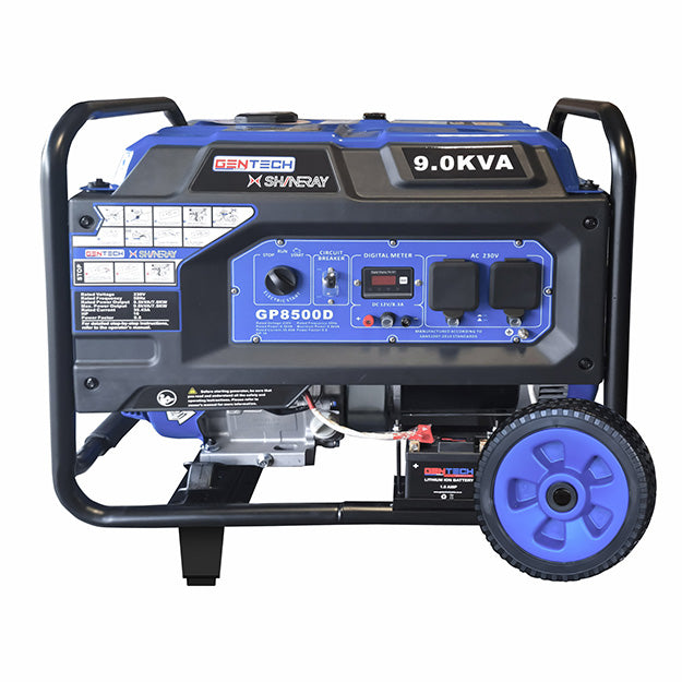 Gentech Power 9kVA Petrol Generator With Electric Start- Blue