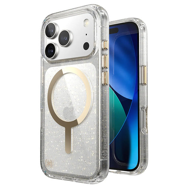 Speck Presidio Lux Glitter Case With MagSafe For iPhone 17 PRO MAX