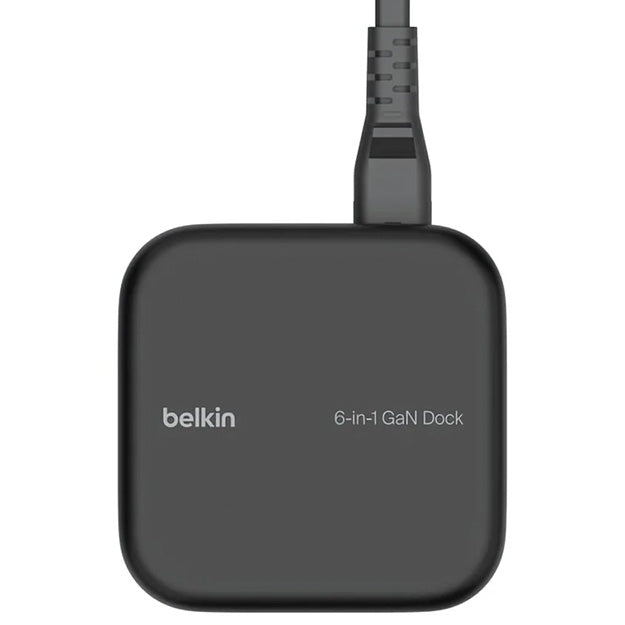Belkin Connect 130W USB-C 6-In-1 Core GaN Dock - Black