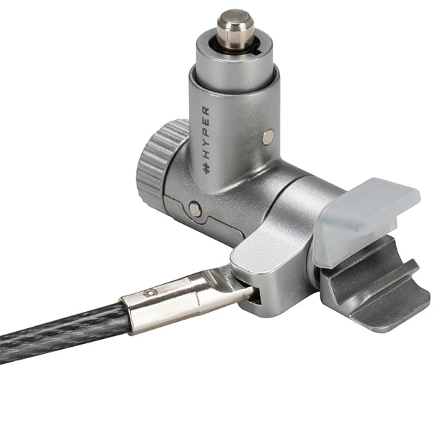Hyper HyperShield MacBook Pro Cable Lock - Silver