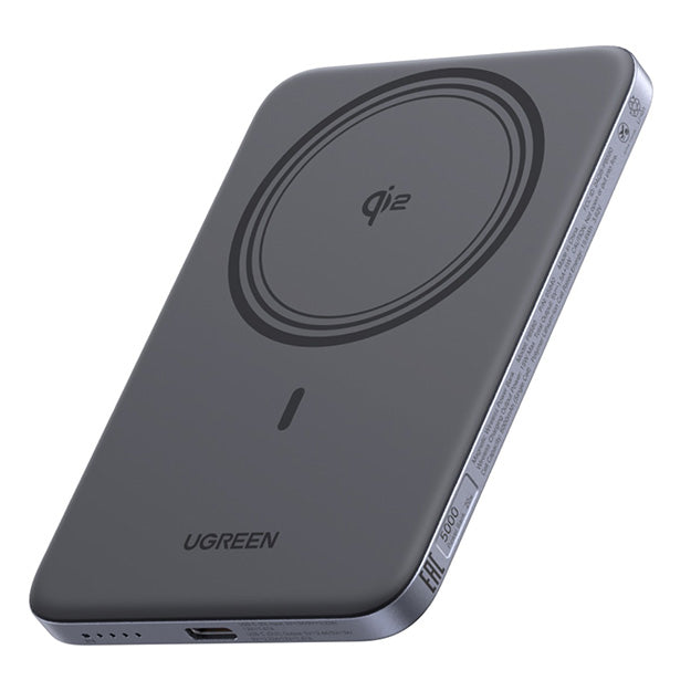 UGreen MagFlow Air 5000mAh Magnetic Wireless Fast Charging Power Bank