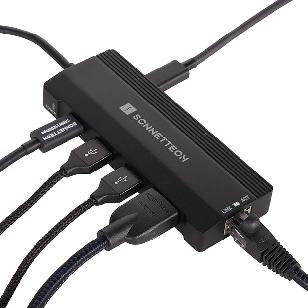 Sonnet Echo 6 USB-C 5GbE Multi Hub - Black