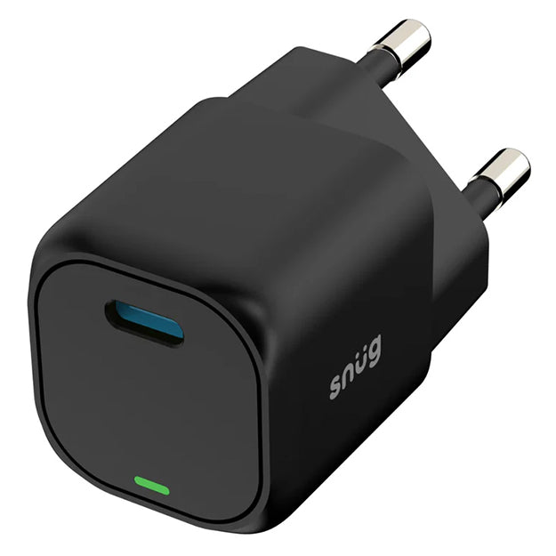 Snug 1 Port Mini PD Home Charger 25W - Black