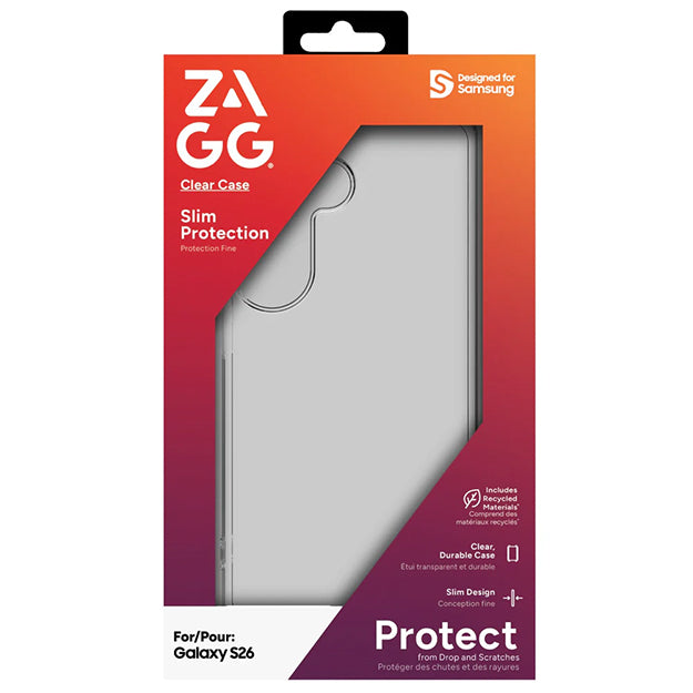 Zagg Clear Case For Samsung Galaxy S26 - Clear