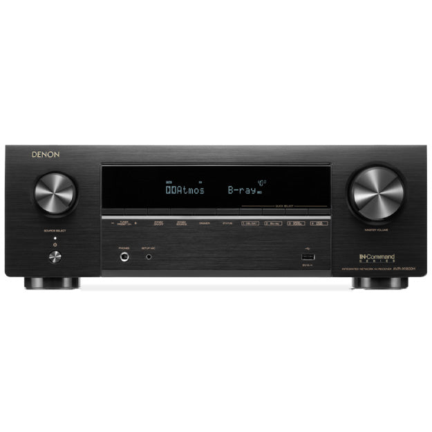 Denon AVR-X1800H - 7.2 Channel Network AV Receiver - Black