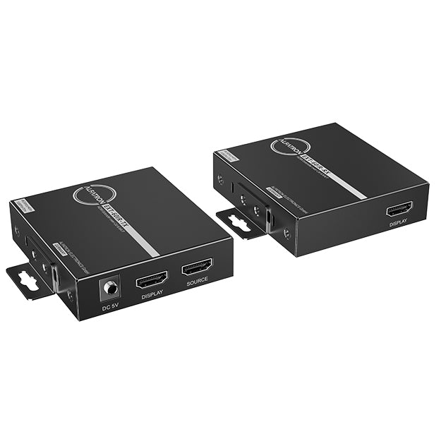 Alfatron EXT60IR 4K30 Point To Point Extender For HDMI And IR Signals - Black