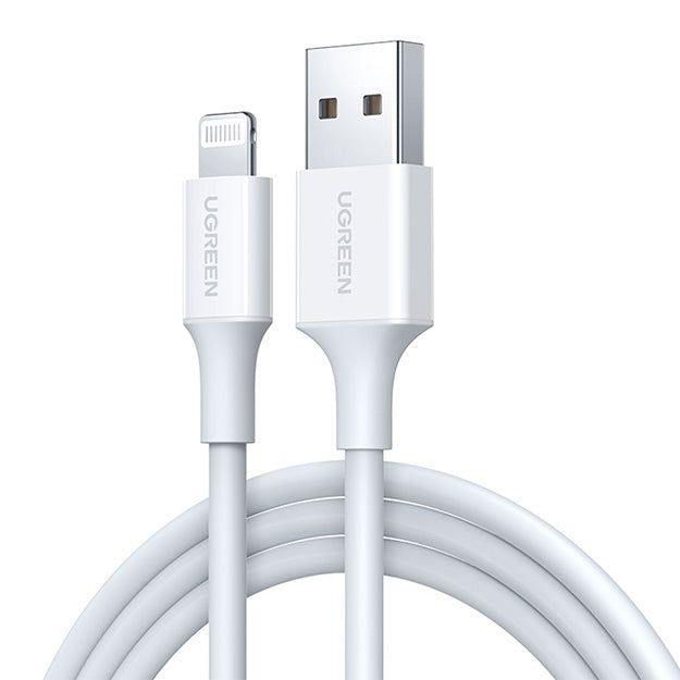 UGreen USB To MFI Lightning USB Cable – 1 Meter - White
