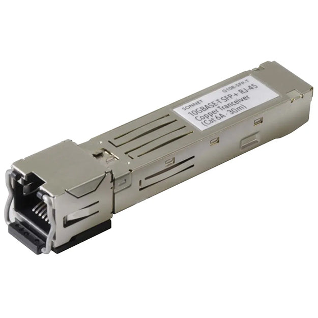 Sonnet SFP+, 10GBASE-T - RJ45 Copper Transceiver (30m) - Silver