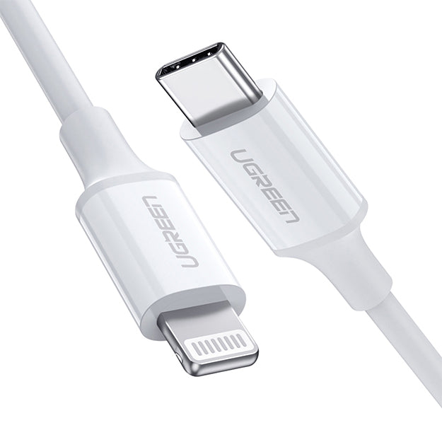 UGreen Type-C To MFI Lightning Cable 1m - White