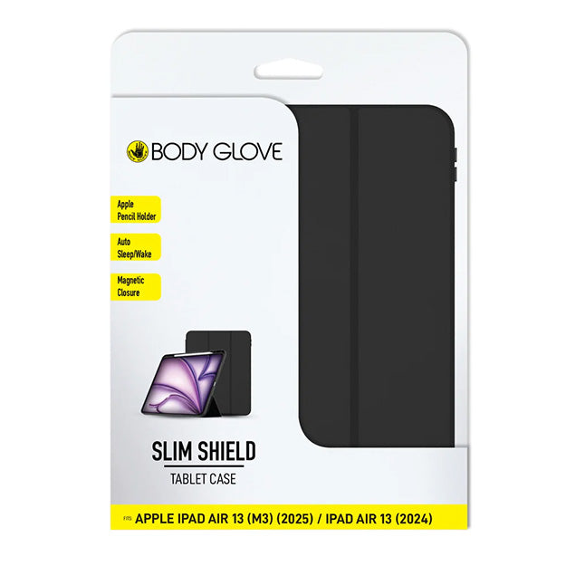 Body Glove Slim Shield Tablet Case For Apple iPad Air 13 (2025) / iPad Air 13 (2024) - Black