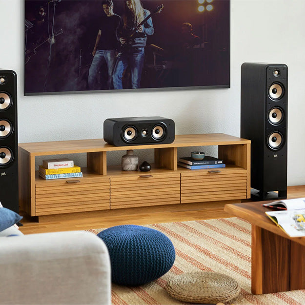 Polk ES55 5.1 System Bundle With Denon AVRX1800H Network AV Receiver - Black