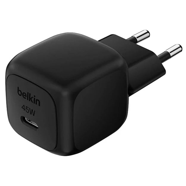 Belkin BoostCharge 45W Type-C Wall Charger With Type-C Cable - Black
