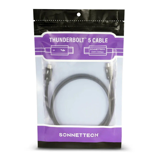 Sonnet Thunderbolt 5 Cable, 2.0m - Black