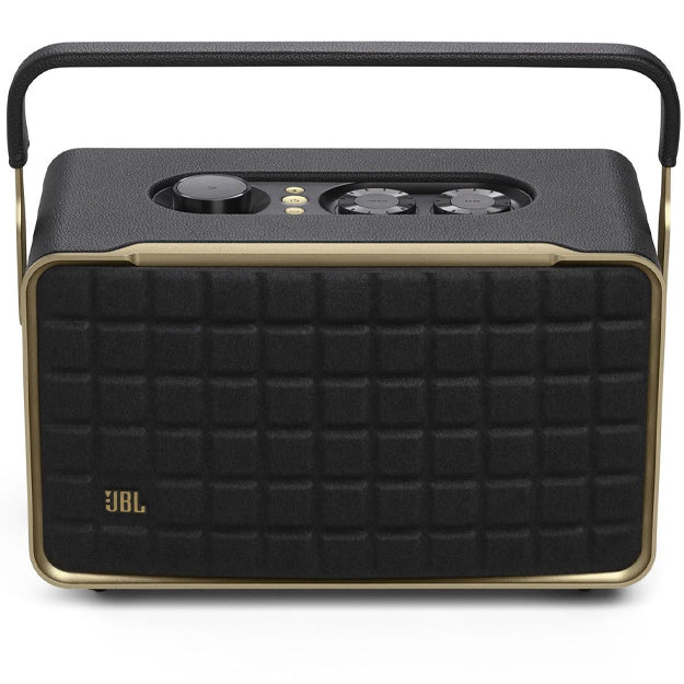 JBL Authentics 300 Retro Style Portable Smart Home Speaker With Built-In WiFi - Black