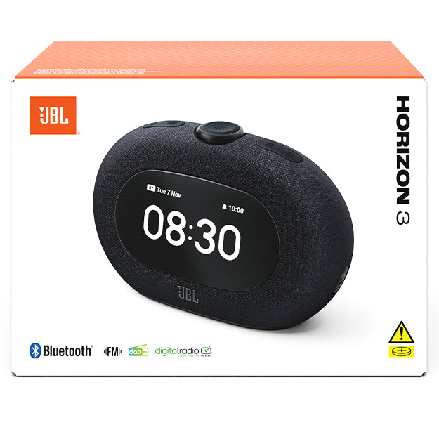 JBL Horizon 3 Bluetooth Alarm Clock Radio With FM