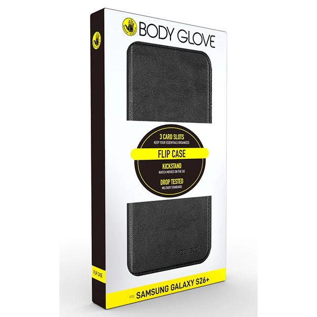 Body Glove Flip Series For Samsung Galaxy S26 PLUS - Black
