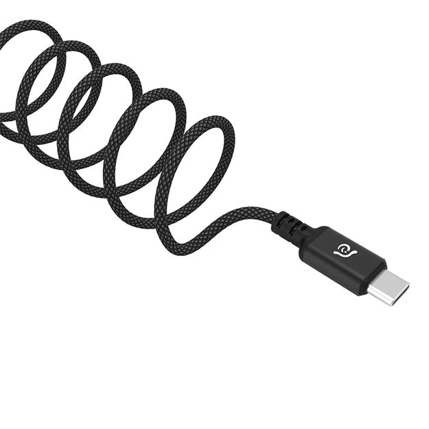 Adam Elements CASA S200 USB-C To USB-C 60W Braided Charging Cable 200 cm - Black