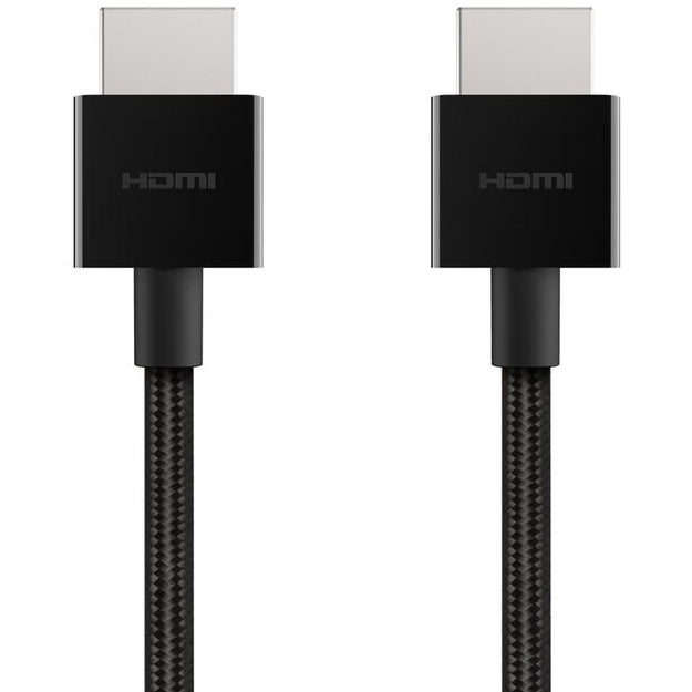 Belkin 8K Ultra High Speed HDMI 2.1 Braided Cable - Black