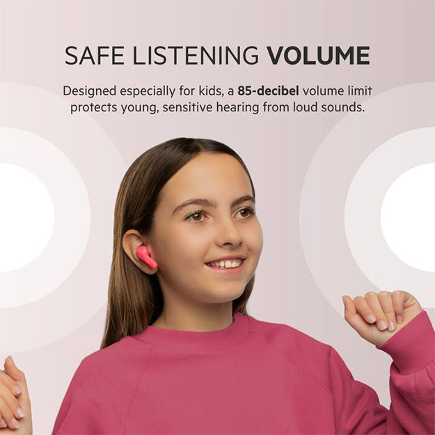 Belkin SoundForm Nano Wireless In-Ear Earbuds For Kids - Pink