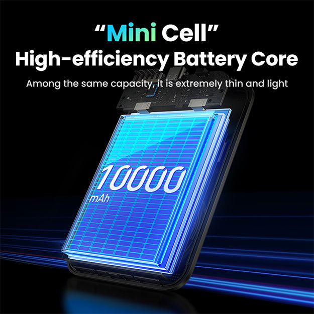 UGreen Nexode 10 000mAh Magnetic Wireless Power Bank PD20W (USB-C) - Grey